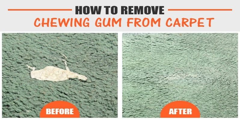 How To Remove Chewing Gum From The Carpets